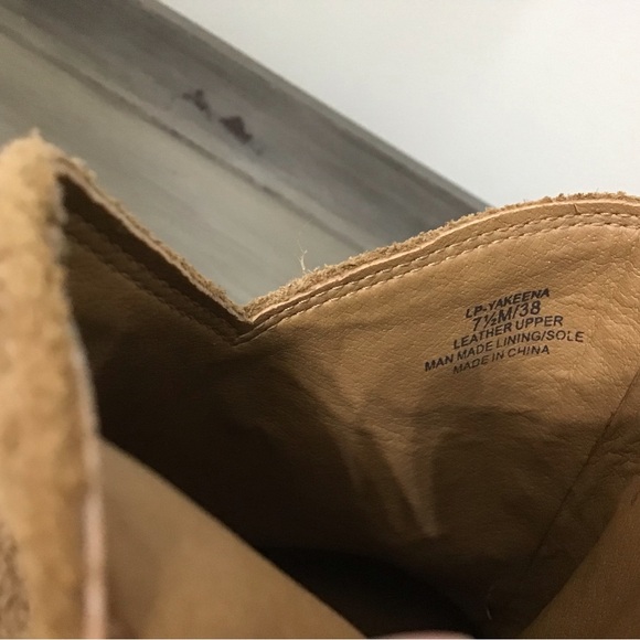 Lucky Brand Camel Suede Ankle Booties - Picture 4 of 5